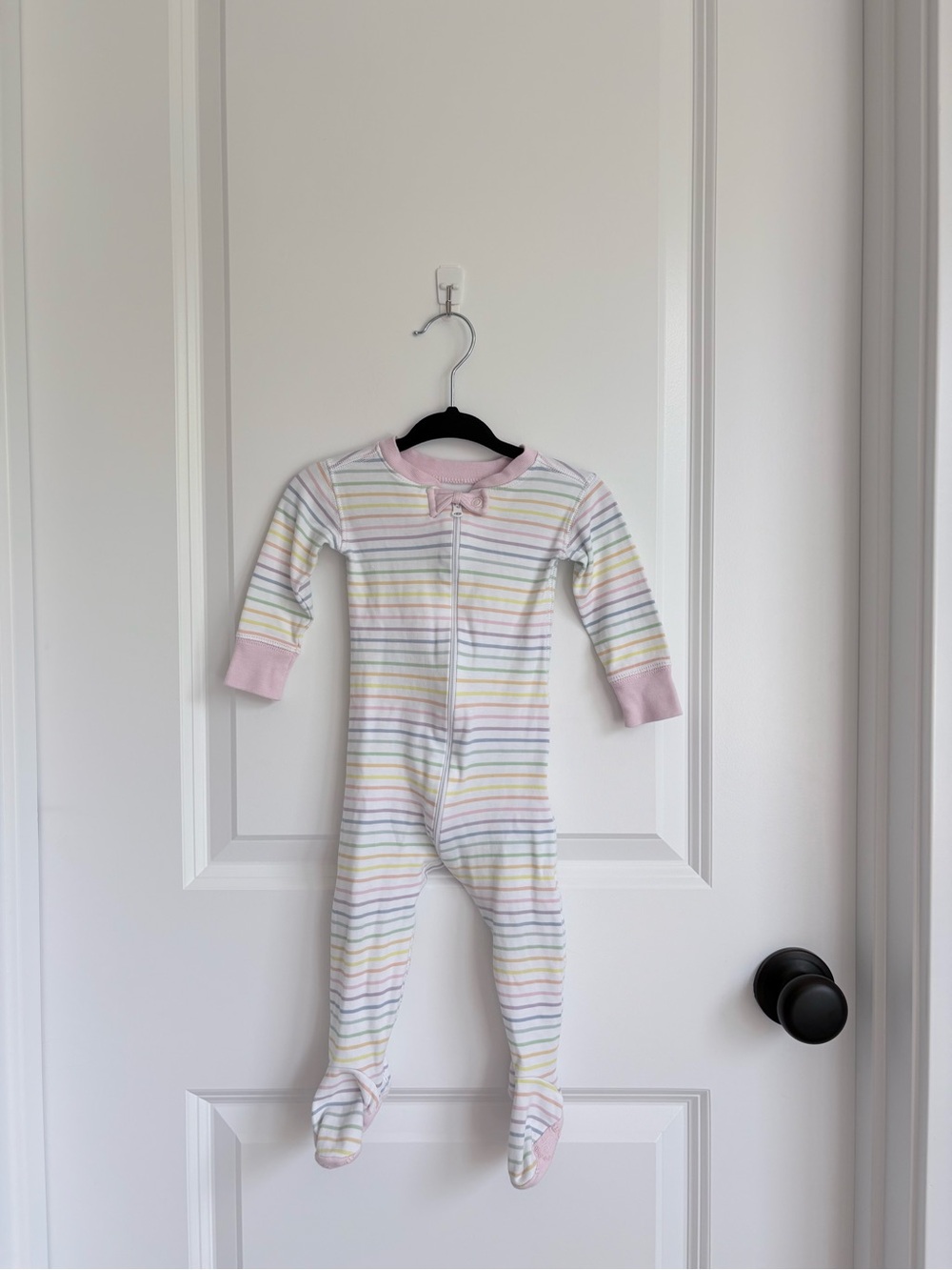 The Beaufort Bonnet Company Noelle’s Night Night Rainbow Stripe Sleeper